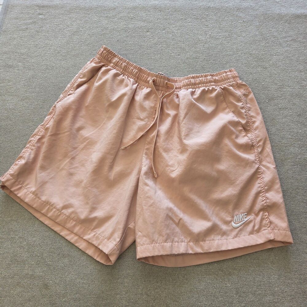 Nike Sportswear Sport Essentials Woven Lined Shorts Large Artic Orange Salmon